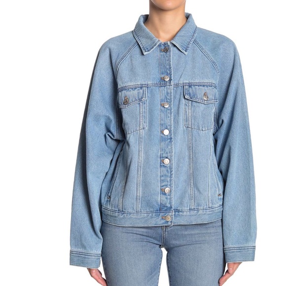 Madwell oversized denim jacket NWT size S … - Picture 3 of 9